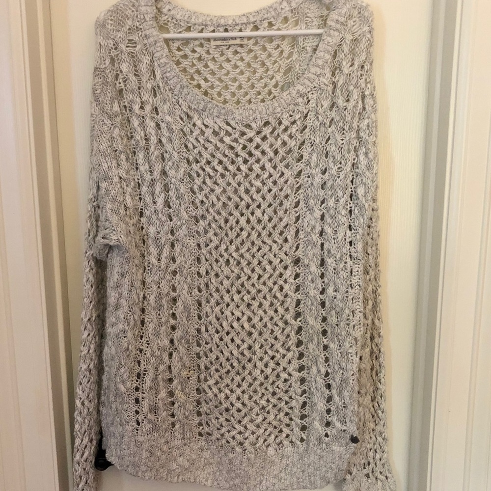 Netted sweater